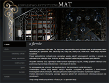 Tablet Screenshot of kowalstwo-mat.pl